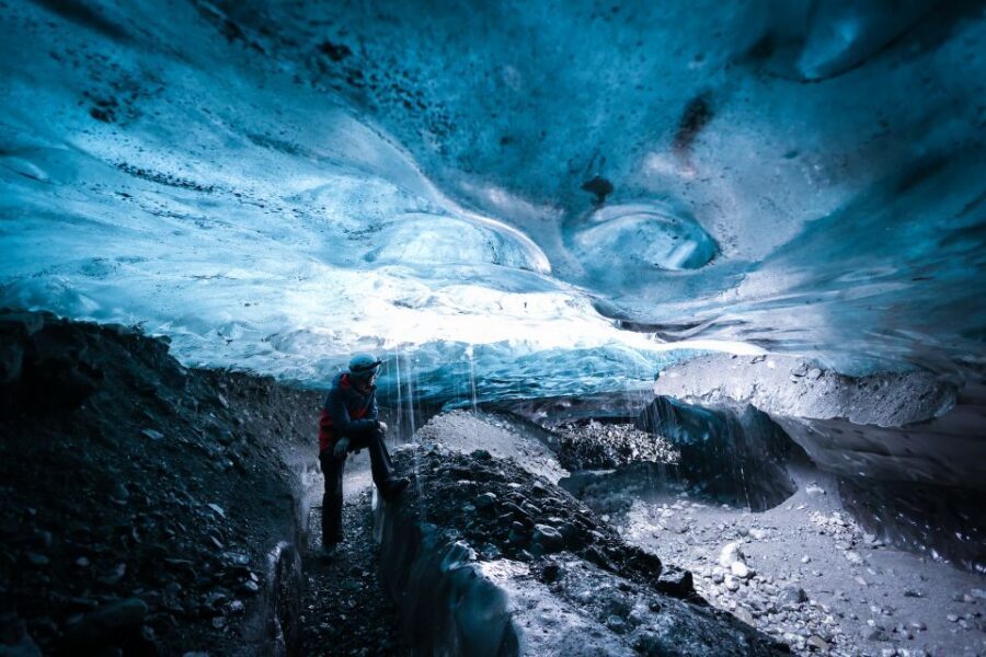 Iceland: Ice Cave Captured with Professional Photos - Sapphire Ice Cave walk: timing, footing, and what the guide teaches