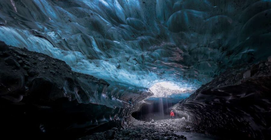 Iceland: Ice Cave Captured with Professional Photos