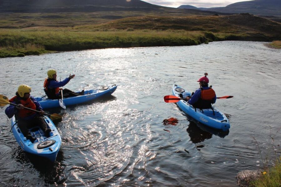 Icelandic Kayak Trip - Where this kayak trip actually shines on the Svartá River