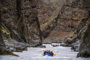 Iceland’s Top Grade 4 Rafting – Drysuit, Canyon & Adrenaline - The river ride: canyon scenery plus Grade 4 adrenaline