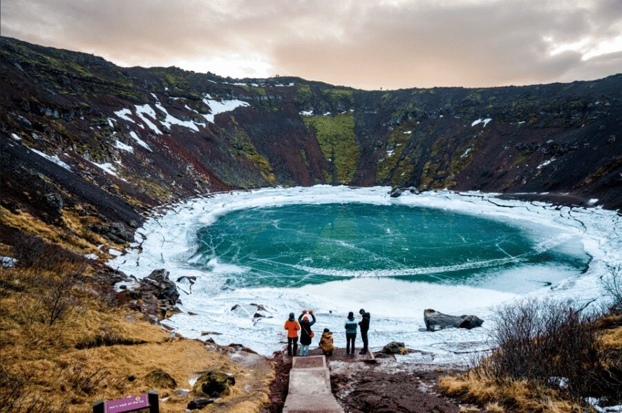 Kerið Volcanic Crater Admission Ticket - Rim trail views: where the best photos and calm moments happen