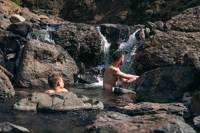 Lava Waterfalls, Sagas & Unique Canyon Baths - Small Group Tour - Husafell turf houses, Langifoss by 4WD, and the stairs-down moment at Canyon Baths