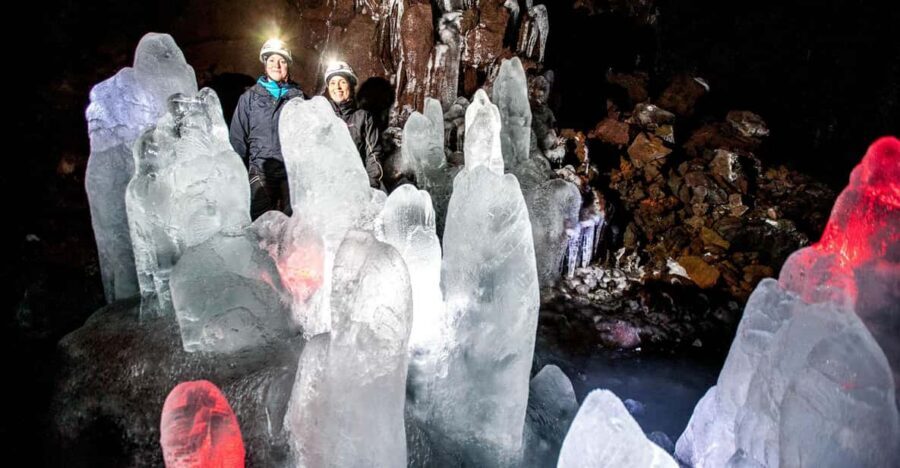 Lofthellir Ice Cave Super Jeep Tour - The last 800 meters: walking out to the cave
