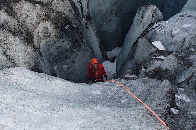 Micro group - Ice climbing at Sólheimajökull - Exploring different glacier locations: getting multiple levels of difficulty in one session