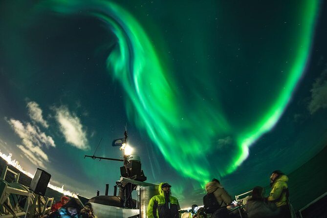 Northern Lights by Boat with a Backup Plan from Reykjavik - Chasing aurora from the water in Faxaflói Bay