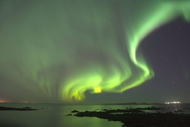 Northern Lights Cruise from Downtown Reykjavik - The route and timing: Reykjavik lights, then Faxafloi bay for the sky