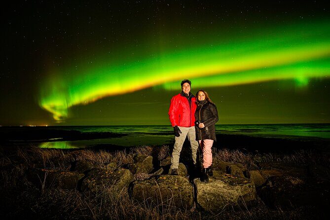 Northern Lights Tour with Photos, Snacks, Warm Snowsuits, Chairs - Leaving Reykjavík City Lights Behind