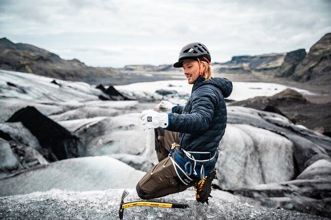 Private Glacier Hike on SÓLHEIMAJÖKULL : Blue Ice Expedition