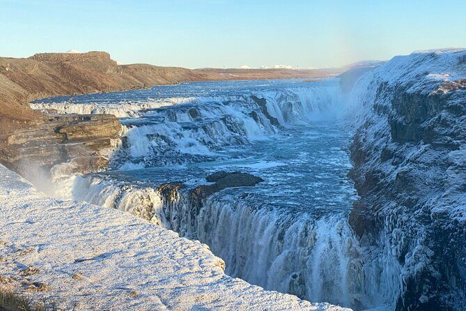 Private Golden circle and glacier super jeep tour from Reykjavik - Gullfoss: The Waterfall That Makes Noise Before You See It