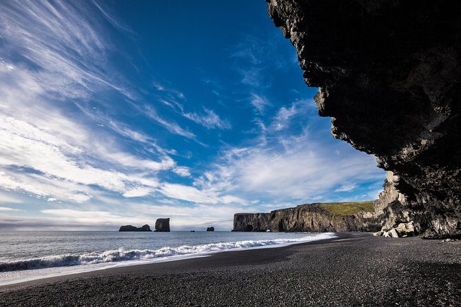 Private Jeep Tour - Glacier Lagoon and Diamond Beach - Vík í Mýrdal church and Dyrholaey: cliff views and black-sand drama