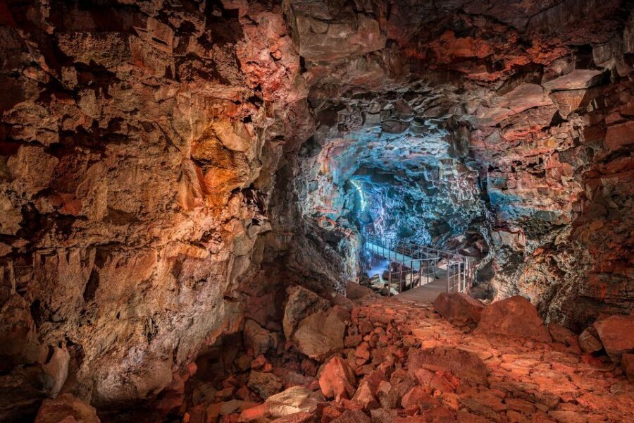 Raufarhólshellir Lava Tunnel: Underground Expedition - Terrain Reality Check: Rough, Uneven, and Sometimes Icy
