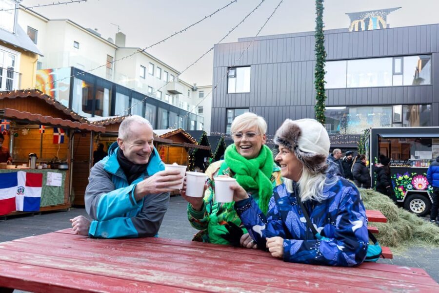 Reykjavik: Christmas Food Tour with Tastings and Drinks - Walk-and-story: Christmas lights, decorations, and guided explanations