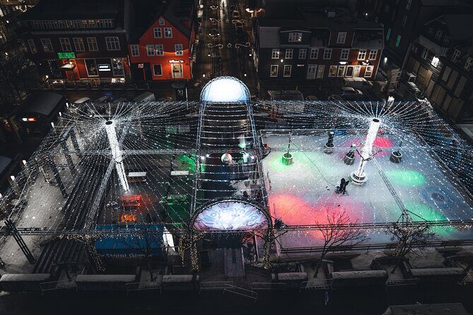 Reykjavik Christmas Walking Tour - Ingólfstorg ice rink and market stalls: your fast intro to downtown Christmas