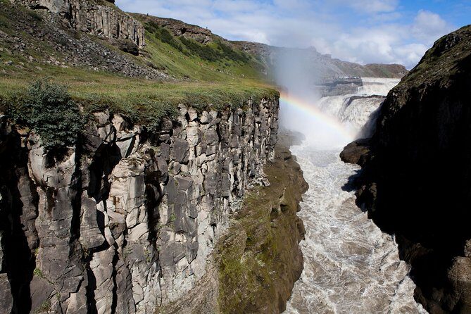 Reykjavik: Golden Circle and Northern Lights Small-Group Tour - Gullfoss Falls: the two-tier waterfall and why it hits every season
