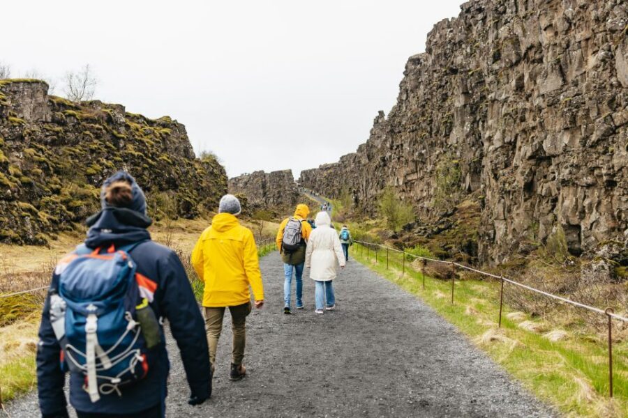 Reykjavik: Golden Circle, Crater & Blue Lagoon Minibus Tour - Blue Lagoon Comfort Package: towel, mask, and a proper reset