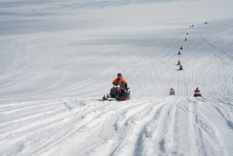 Reykjavik: Golden Circle Super Jeep Tour with Snowmobiling - Golden Circle Stops: Þingvellir, Geysir, Gullfoss, Then Back to Motion