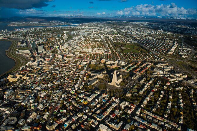 Reykjavik Helicopter Private Tour of Volcanoes - Coastal rock formations, steep cliffs, and millions of nesting birds