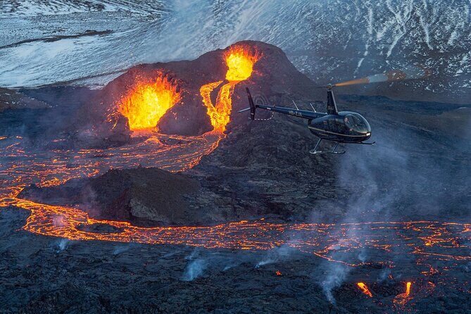 Reykjavik Helicopter Private Tour of Volcanoes - Keilir: that 100,000-year-old subglacial volcano pass