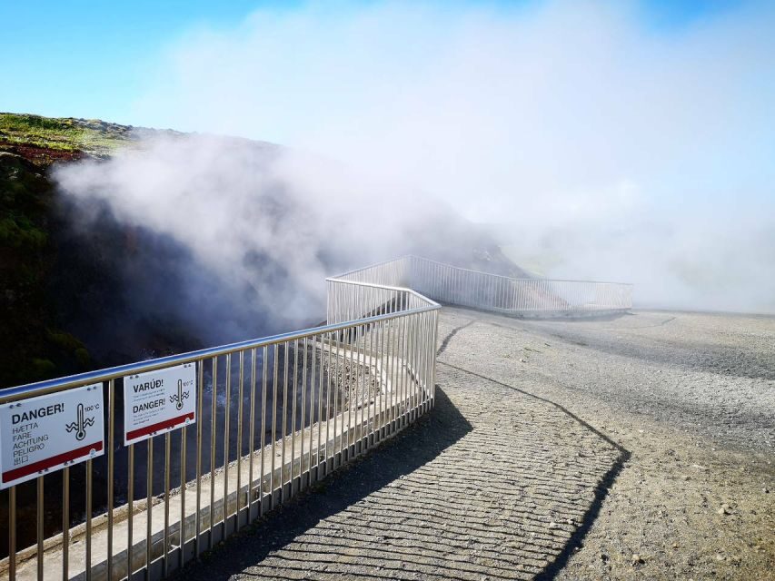 Reykjavik: Lava Cave, Hot Springs, and Waterfalls Tour - Deildartunguhver geothermal area: steam, power, and photo time