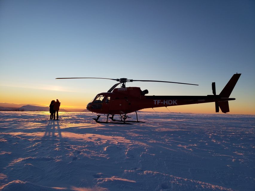 Reykjavik: Panoramic Helicopter Flight with Summit Landing - A mountain summit landing that makes Reykjavik feel oversized