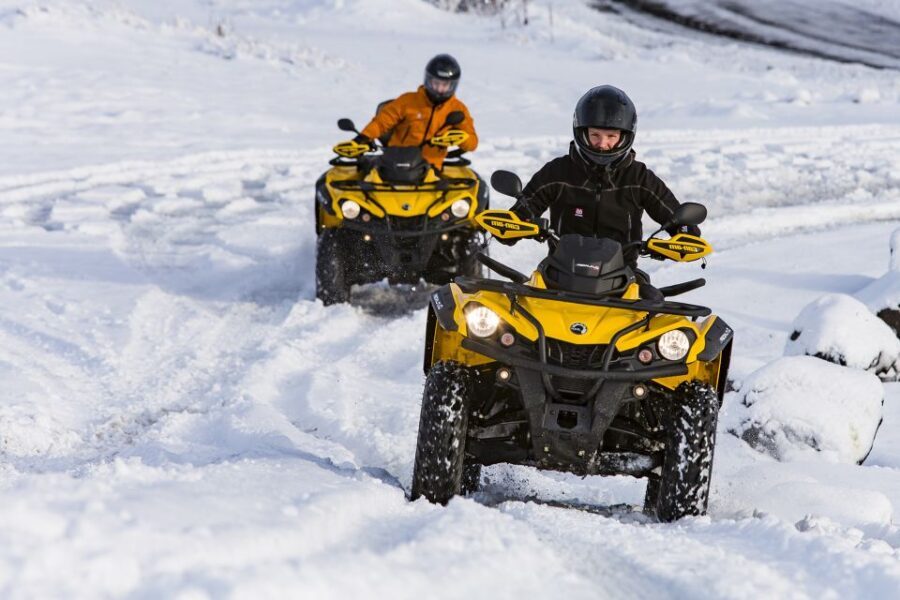 Reykjavik Quad Bike Twin Peaks Tour - Entering Reykjavik outback on a Twin Peaks ATV route