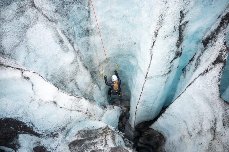 Reykjavík: Sólheimajökull Glacier Hike & Ice Climbing Intro - Getting Fitted with Crampons and Protection: Safety That Feels Practical