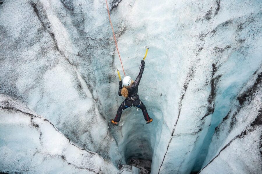 Reykjavík: Sólheimajökull Glacier Hike & Ice Climbing Intro - Ice Climbing Intro: What You Learn on the Natural Ice Wall