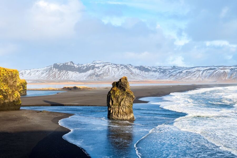 Reykjavik: South Coast Waterfalls & Glacier Small-Group Tour - Reynisfjara Black Sand: Basalt Columns and Ocean Drama