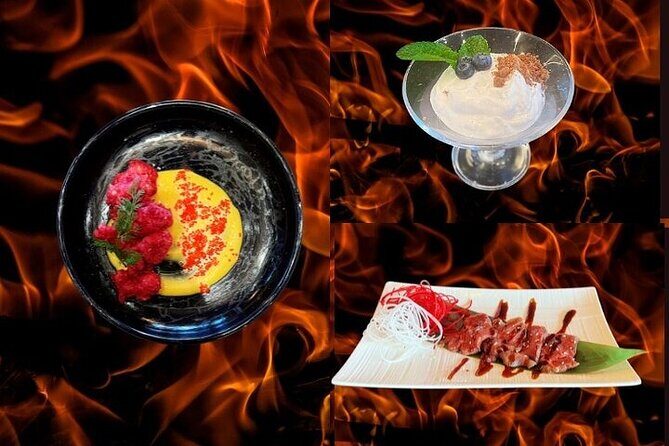 Reykjavik Teppanyaki 7 Course Menu and Fire Show with Cocktail - Where you start: Katrínartún 4 and how the evening runs