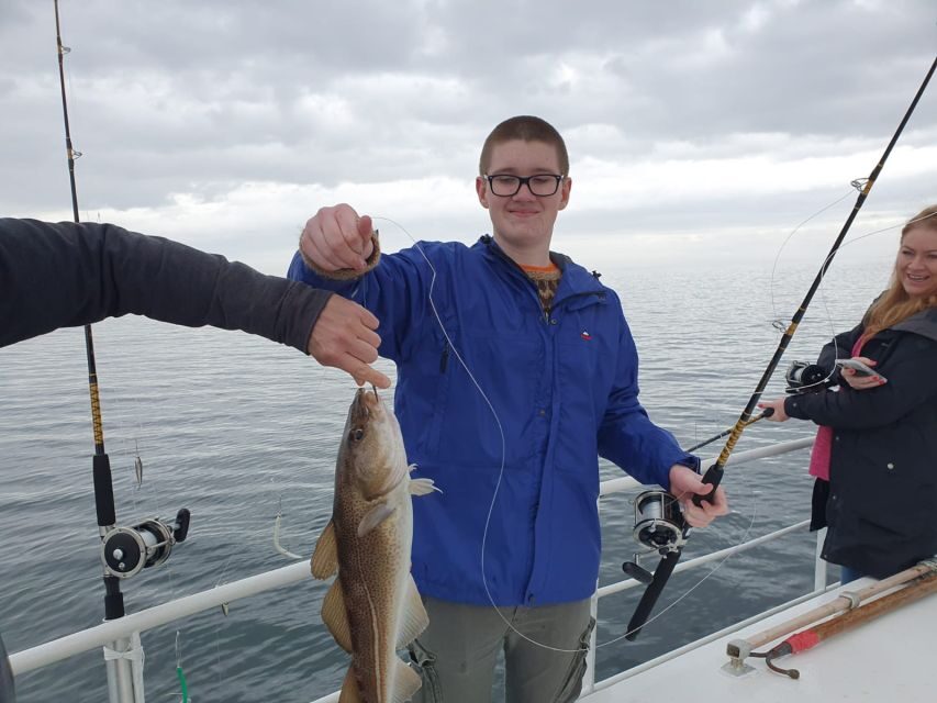 Reykjavik's Finest Catch: Guided Sea Angling Tour - Onboard BBQ: eating your catch with coleslaw and potatoes