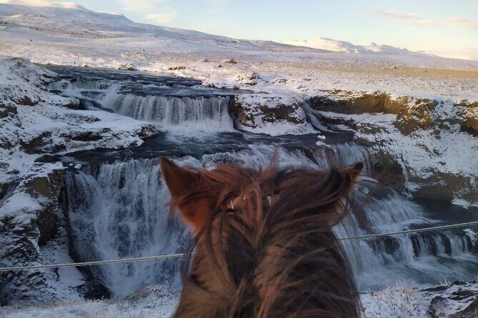 Short Riding Tour with Eye-Catching Photos at Waterfall - Entering Hestasport: Where the Ride Starts