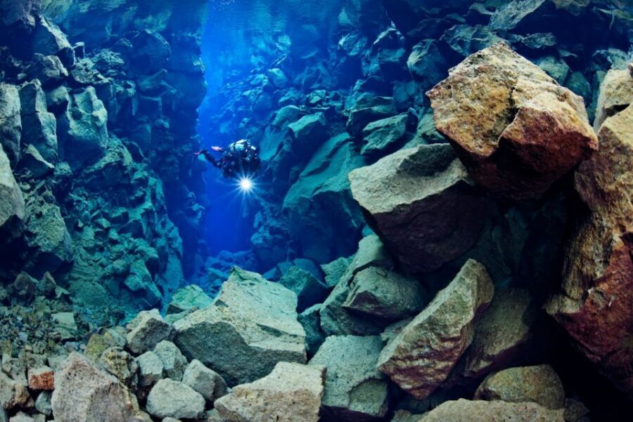 Silfra: Diving Between Tectonic Plates - Thingvellir above the water: UNESCO World Heritage before and after