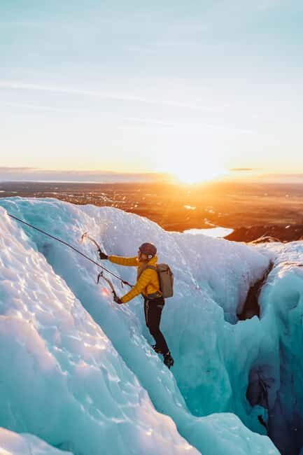 Skaftafell: Glacier Hike & Ice Climbing Adventure - Safety briefing and crampon instruction: how the guides set you up