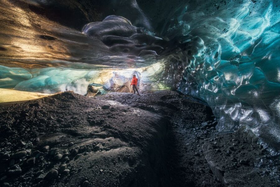 Skaftafell: Ice Cave Experience - The glacier guide makes or breaks the day: Odysseas, Esther, and Hanka