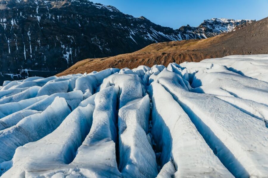Skaftafell National Park: Falljokull Glacier Easy Hike - Skaftafell Views From the Ice: Mountains and Glacier Fronts
