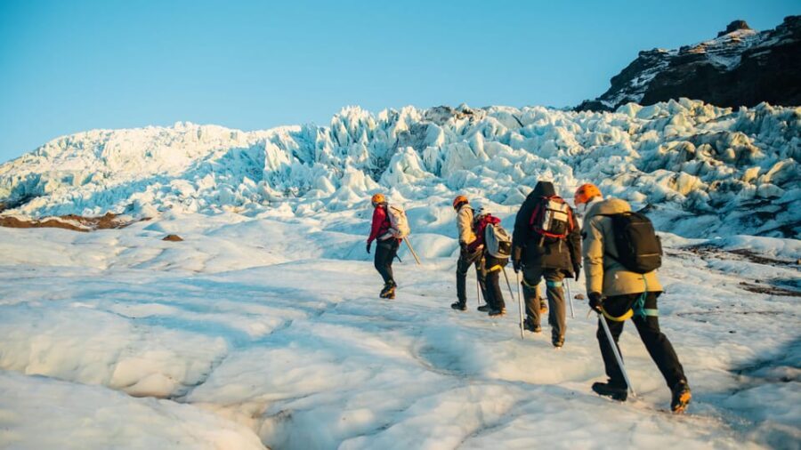 Skaftafell: Small-Group Vatnajökull Glacier Hike (Moderate) - Gear-up like a glacier walker: crampons, harness, helmet, and axe