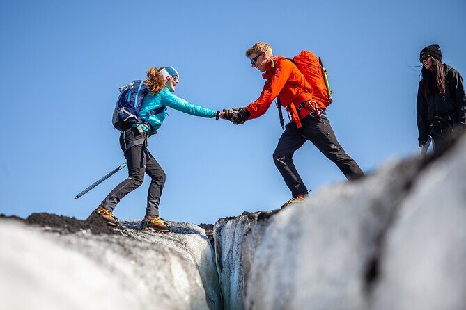 Sólheimajökull Glacier Hike – Adventure in a Small Group - First Step: Sólheimajökull Base Camp to Crampon-Ready