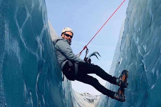 Sólheimajökull Ice Climbing and Glacier Walk - The 15-minute hike to the ice: a warmup with stakes