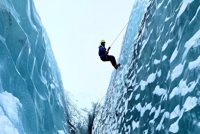 Sólheimajökull Ice Climbing and Glacier Walk - Stop 1 on the glacier: walking, spotting features, and learning the rules