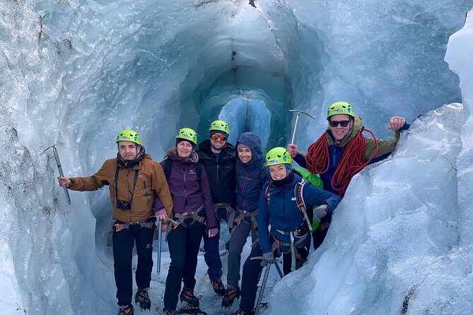 Sólheimajökull Ice Climbing and Glacier Walk - Getting set up at the Tröll Expeditions meeting point in Vík
