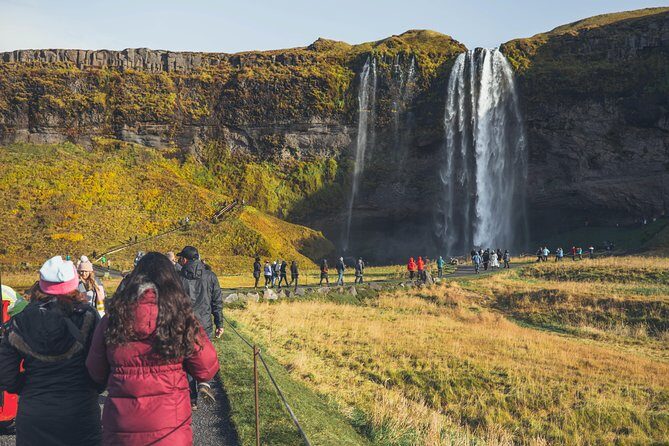 South Coast Day Tour Black Sand Beach & Waterfalls from Reykjavik - Skogafoss and the Stair Climb for Big Views