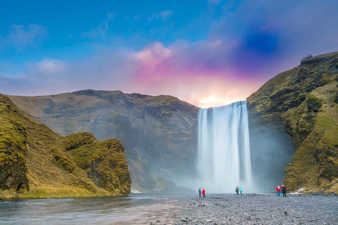 South Coast Iceland from Reykjavik with Guide & Touchscreen Audio - Skógafoss: The Waterfall You Photograph Twice (Up Close and From the Top)