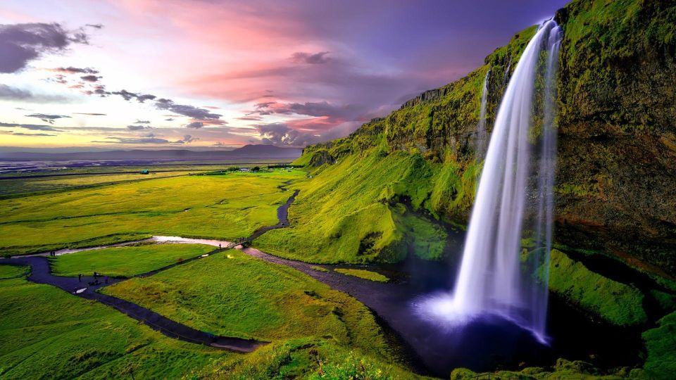 South Coast of Iceland. Black beach, glaсier, waterfalls…