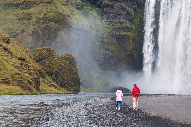 South Iceland, Glacier and Black Sand Beach Small Group Tour - Seljalandsfoss: Walk Behind the 60-Meter Falls