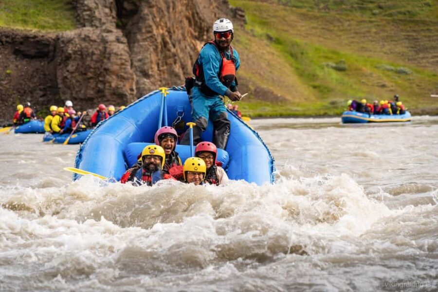 Varmahlíð: Guided Family Rafting Trip - The Rock Jump Moment: Optional, Memorable, and Worth Watching for