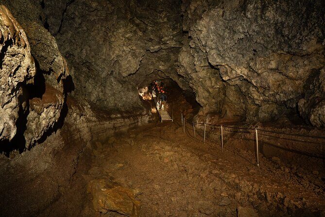 Vatnshellir Cave Tour - Gear and cave comfort: helmets, headlamps, and cold air