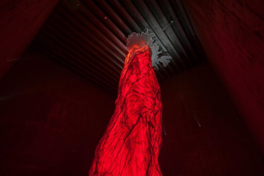 Volcano Exhibition and Cinema - Lava Centre Iceland - The cinema: watching recent eruptions from the Iceland you’re planning to see